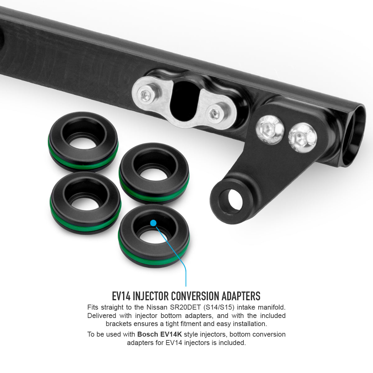 Nissan SR20DET (S14/S15) | Nuke Performance Fuel Rail