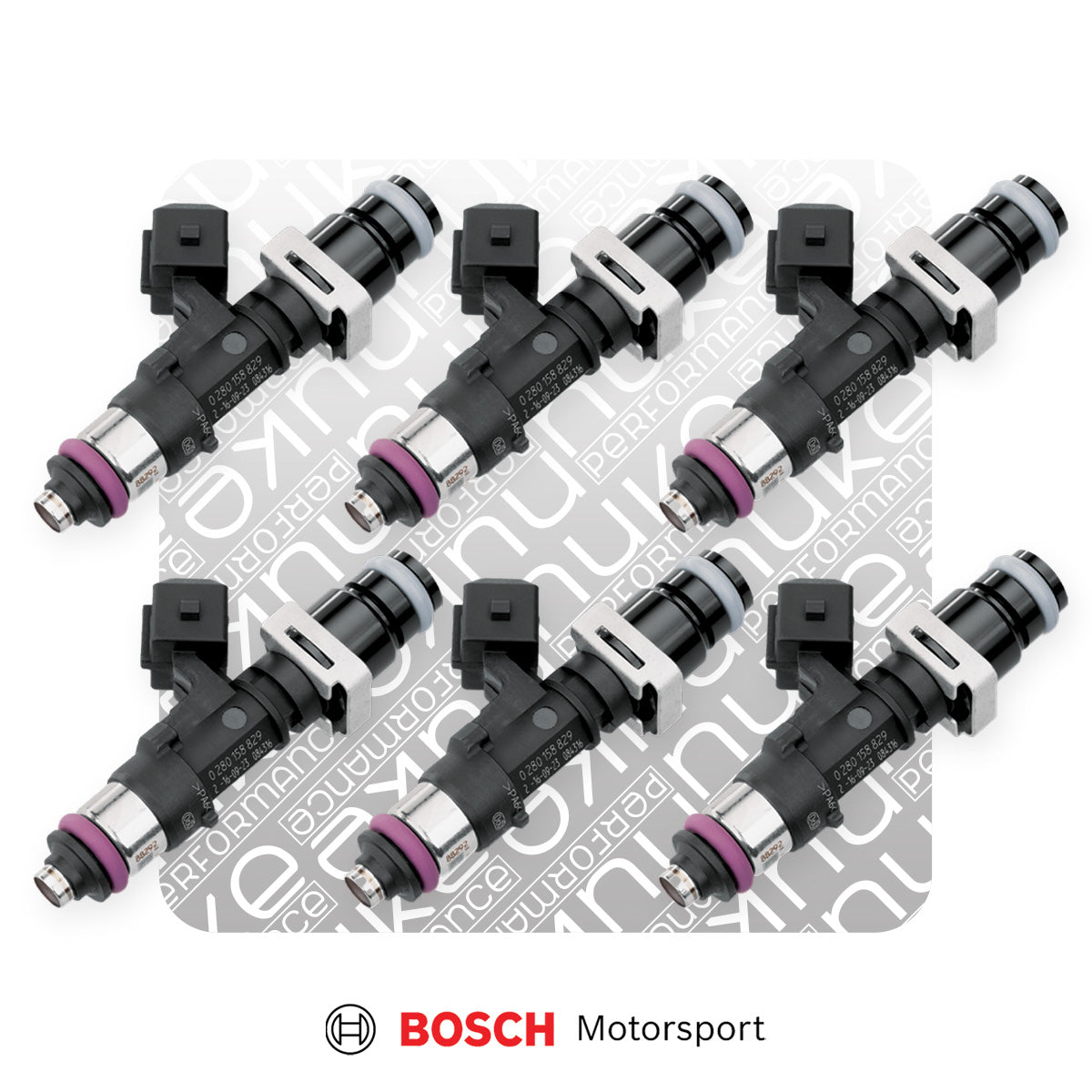 Nuke Performance 2200cc NGI2 EV14L Injectors, 6pcs Flow Matched