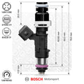 Nuke Performance 2200cc NGI2 EV14L Injectors, 6pcs Flow Matched
