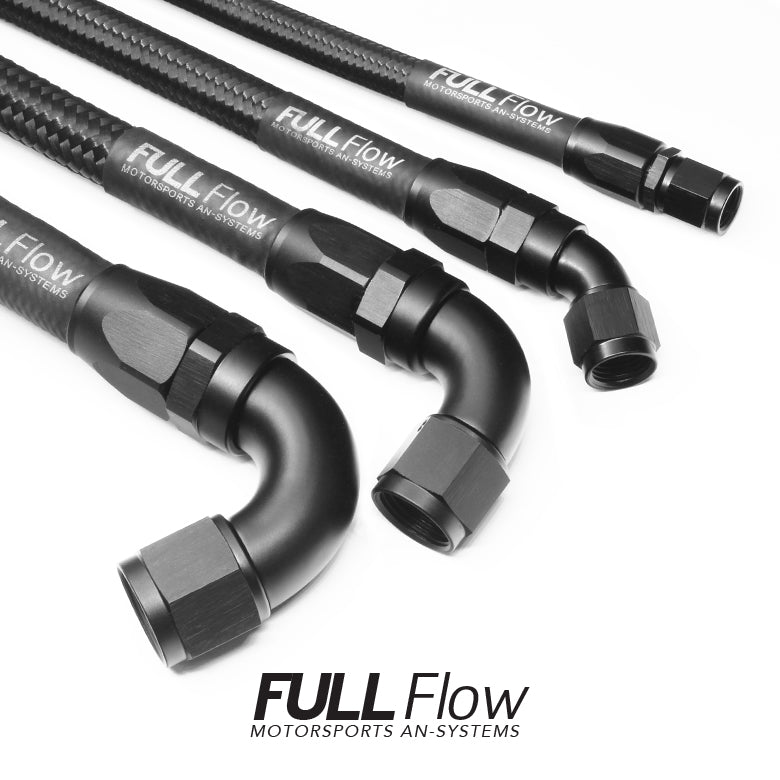 Nuke Performance Full Flow AN Hose End, 45 Degree