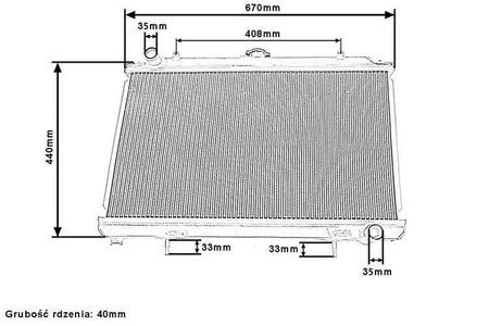 TurboWorks Racing radiator Nissan 200SX S14