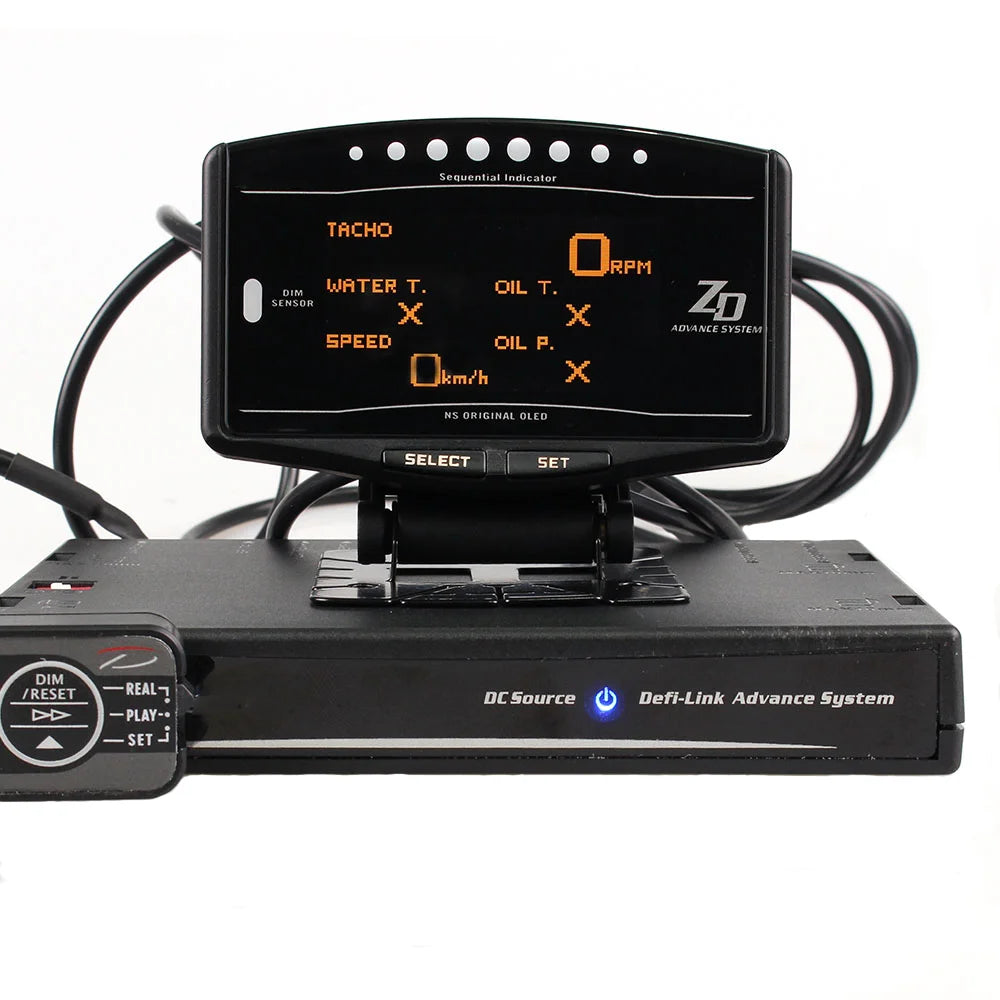 10 in 1 Gauge with Control Module and Sensors - Oil Pressure, Temperature & More