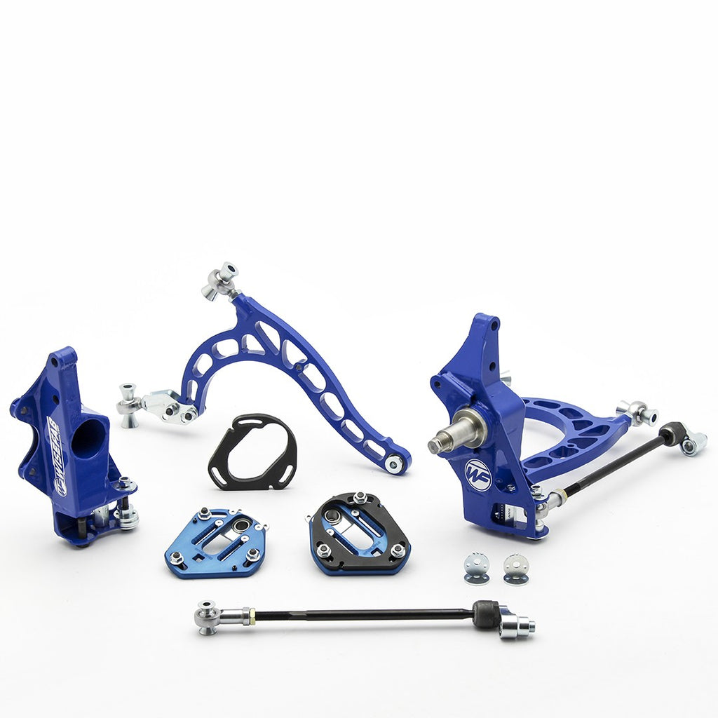 Nissan S14  S15 Front V2 Drift Angle Lock Kit with Rack Offset Spacers