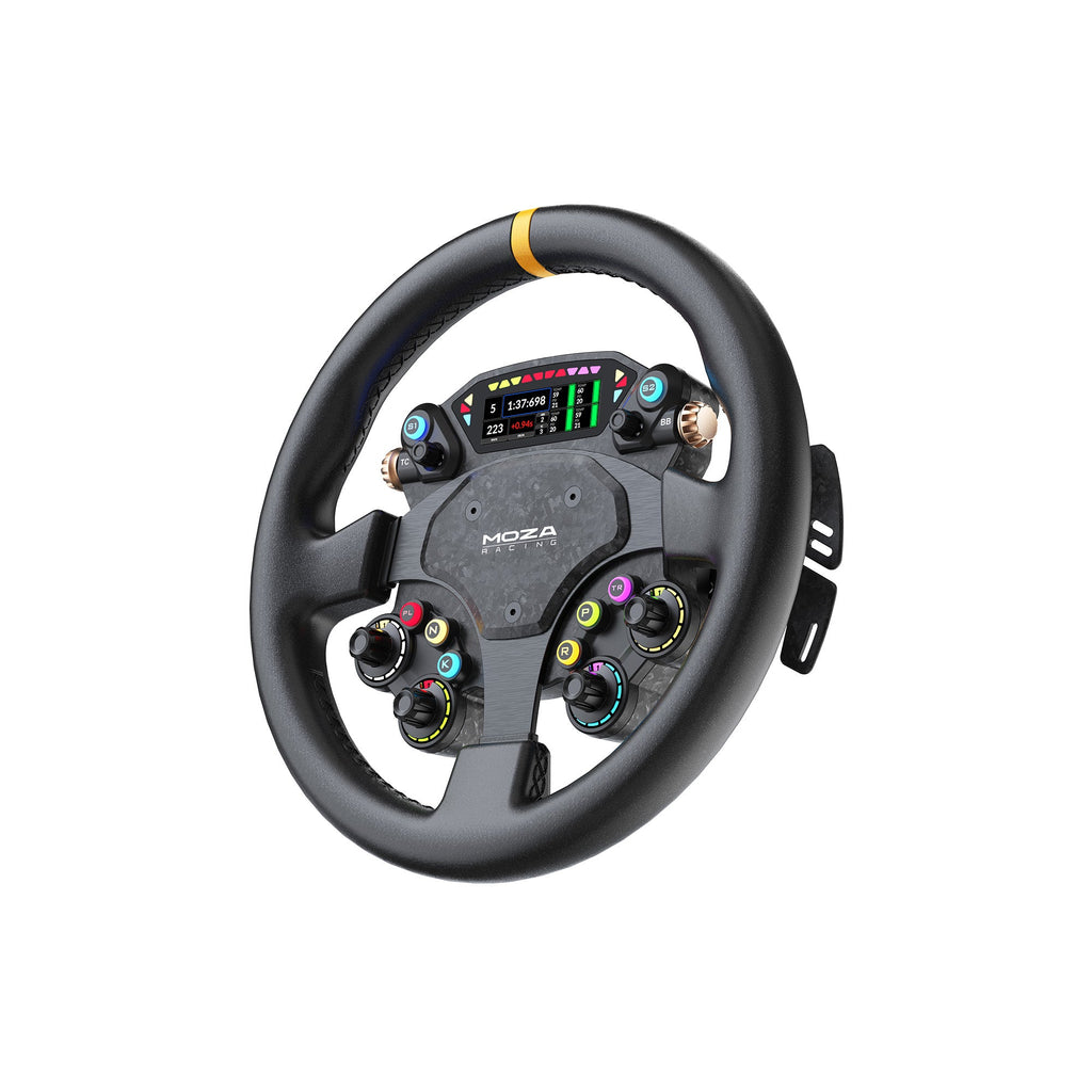 MOZA CS Pro wheel angle view