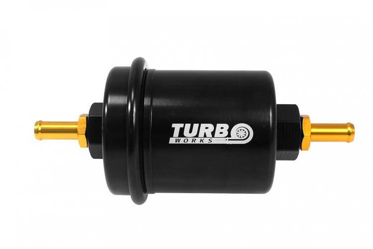TurboWorks Fuel Filter 10mm Black