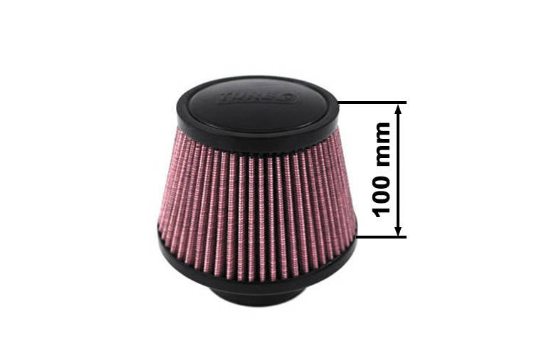 TurboWorks Air Filter H:100 DIA:89mm Purple