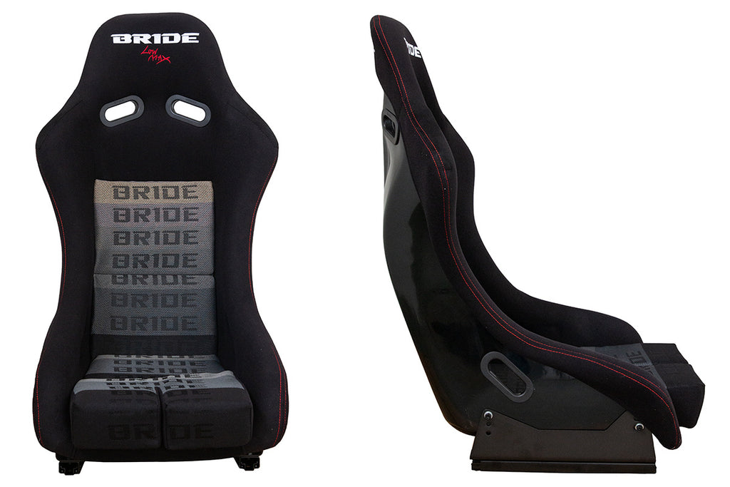 Racing seat GTR Bride Velvet Black Grey