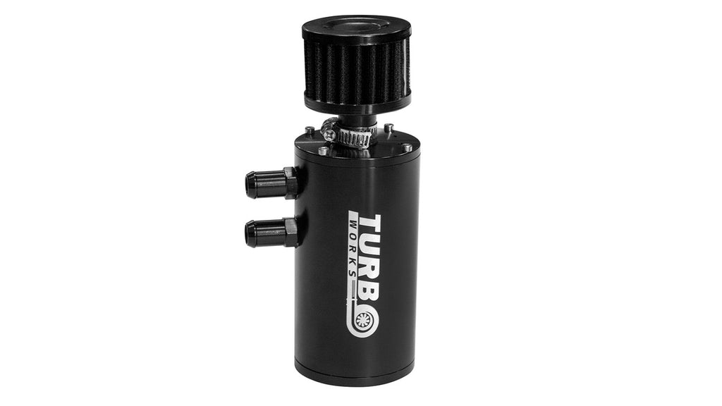 Oil Catch Tank TurboWorks 0.3L 12mm/15mm Black