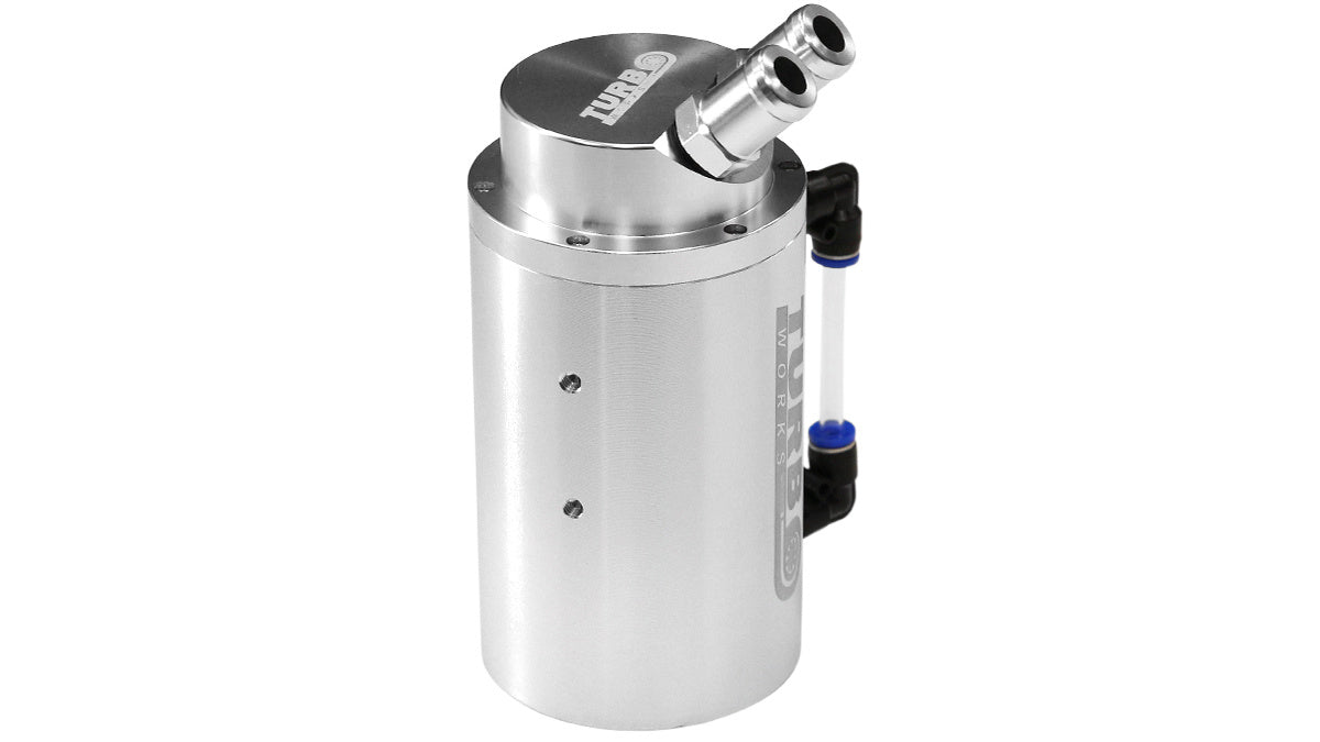 Oil Catch Tank TurboWorks 0,7L 10mm Silver