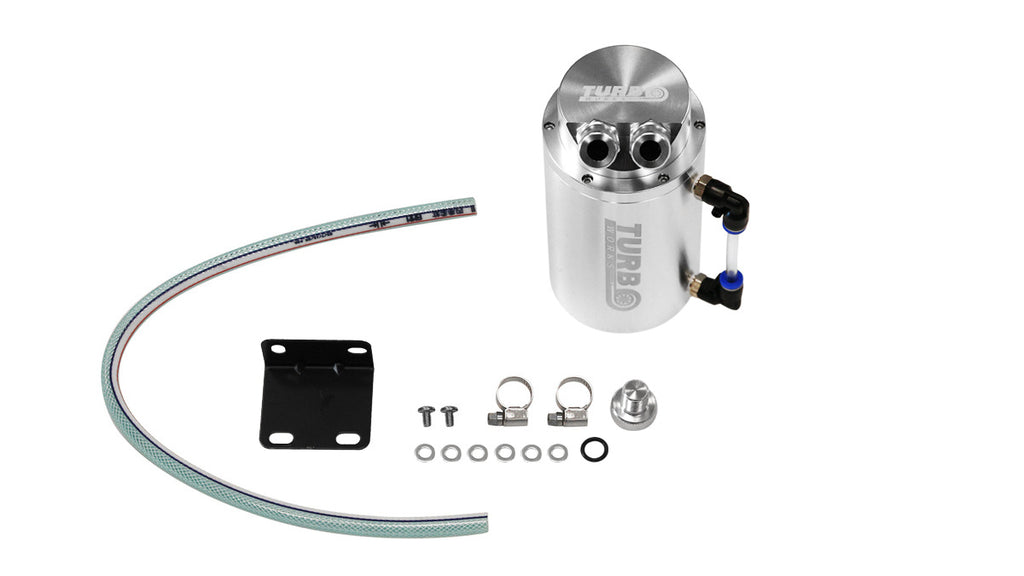 Oil Catch Tank TurboWorks 0,7L 10mm Silver