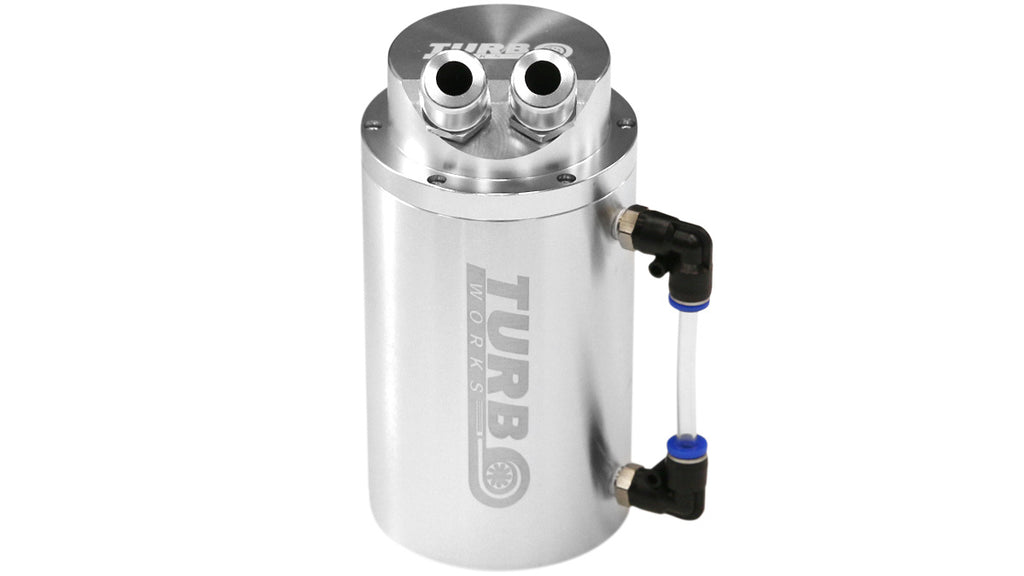 Oil Catch Tank TurboWorks 0.7L 20mm Silver