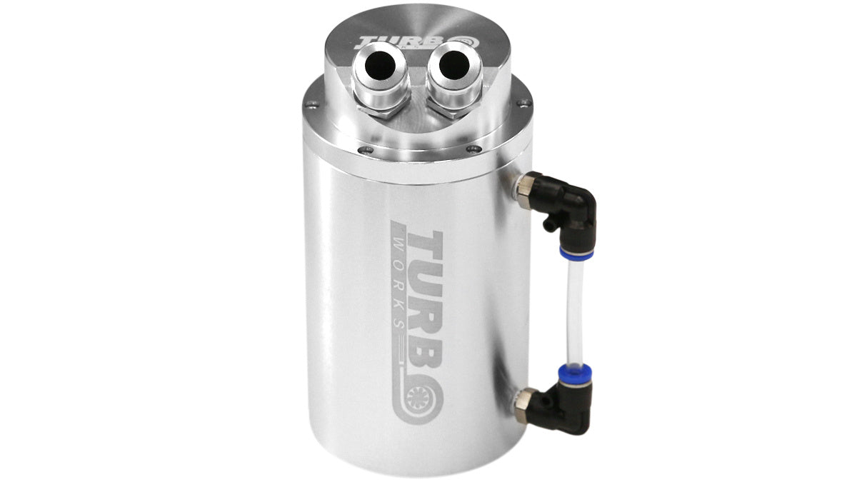 Oil Catch Tank TurboWorks 0.7L 20mm Silver