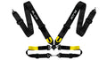 Racing seat belts Slide V2 Quick BLACK 4P 3"