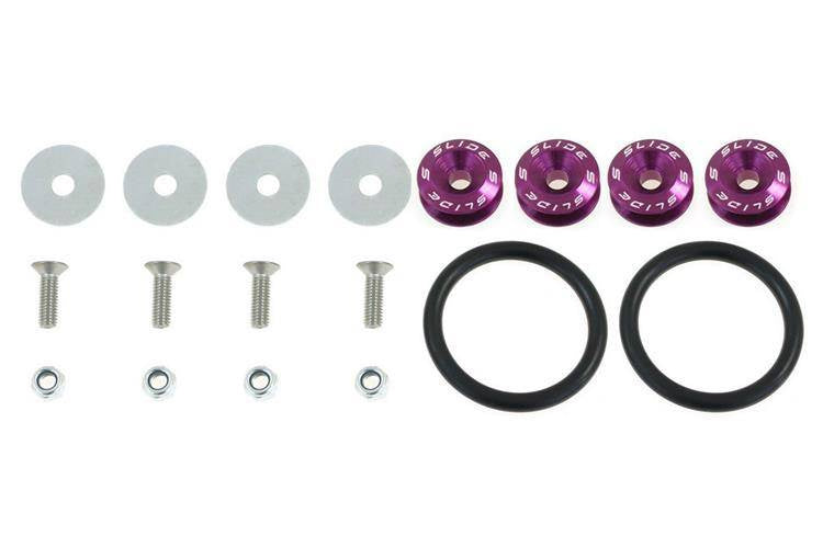 Bumper Trunk Fasteners Quick Release SLIDE Purple