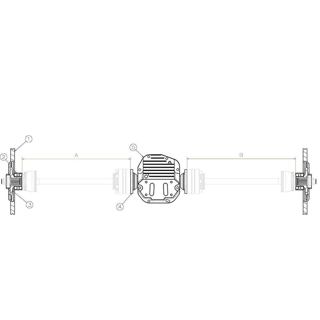 BMW E90 Rear Halfshafts Kit
